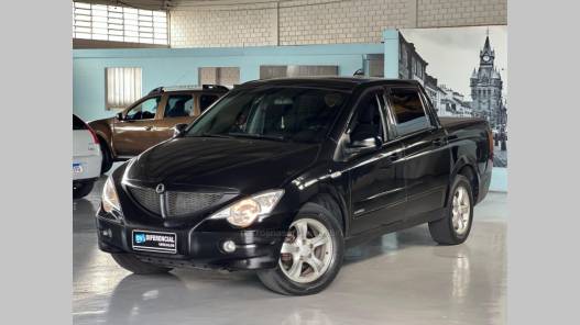 SSANGYONG - ACTYON SPORTS - 2008/2009 - Preta - R$ 53.900,00