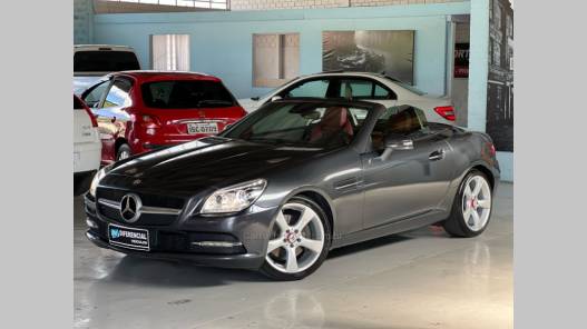 MERCEDES-BENZ - SLK 250 - 2015/2015 - Cinza - R$ 219.900,00